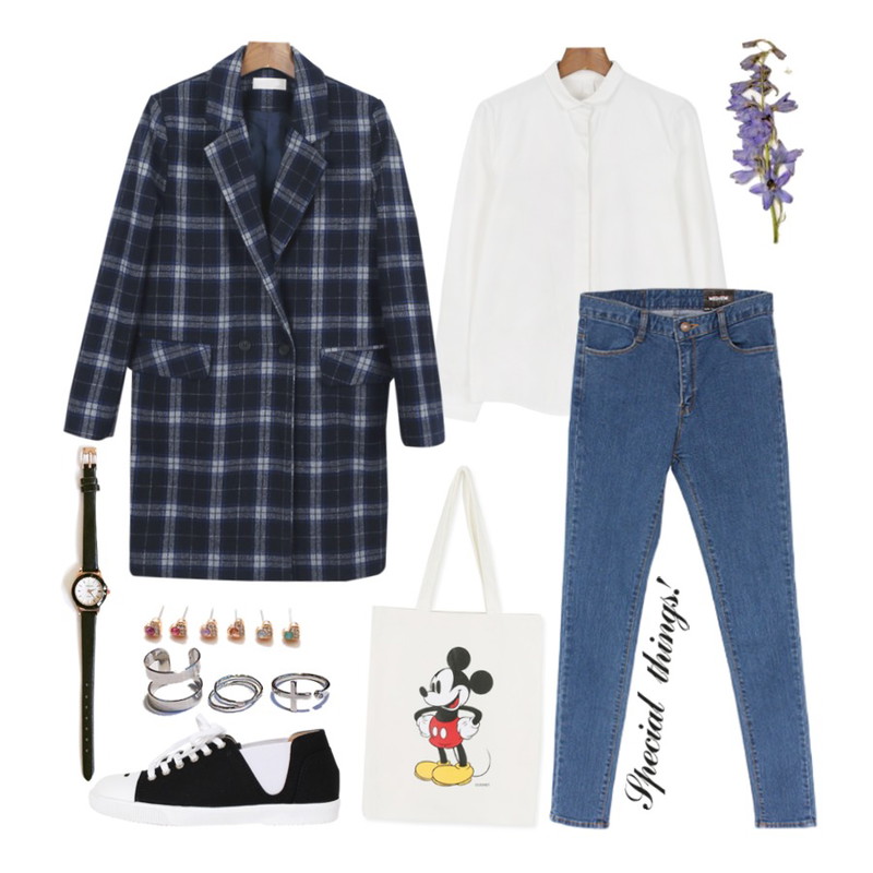 MIND ME 스미스[Skinny]발목까지 잡아주는 슬림한하이웨스트 스키니진,biznshoe Casual tennis shoes (4color),daily monday Minimal neckline formal shirt[셔츠,기본셔츠,흰남방,남방]등을 매치한 코디