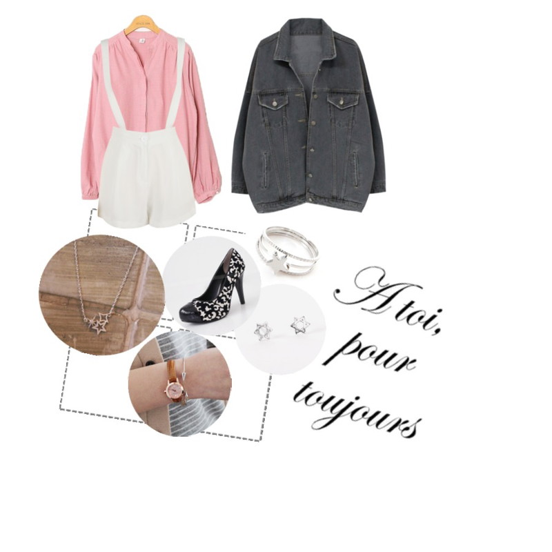 frame,biznshoe Petit star earring,Zemma World 별그대 (ring)등을 매치한 코디