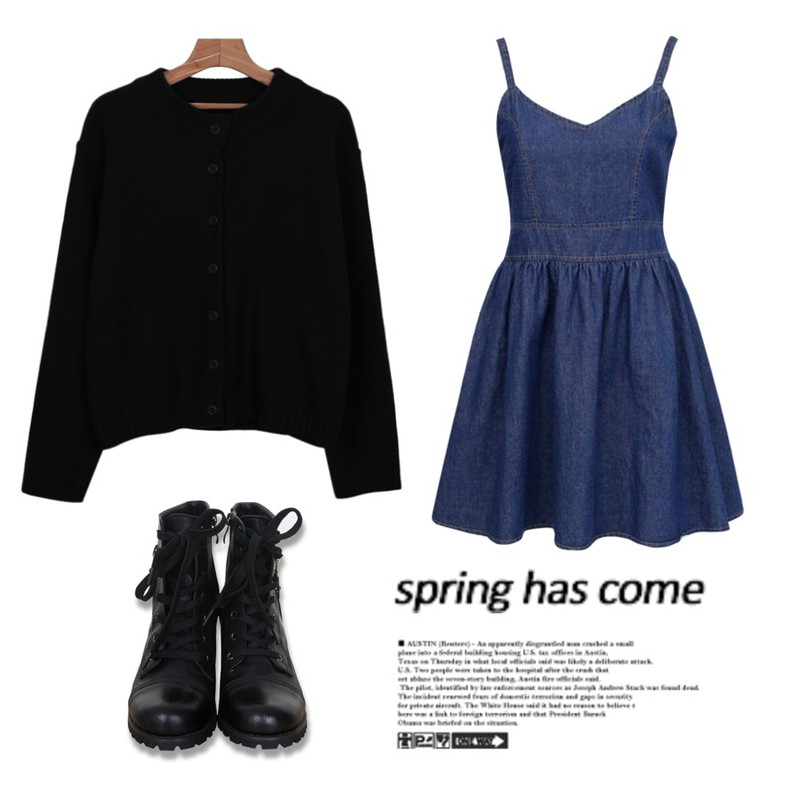 Rough & Detail nicol denim, ops_blue,Zemma World VIVIEN (워커힐),daily monday Basic smooth cardigan등을 매치한 코디