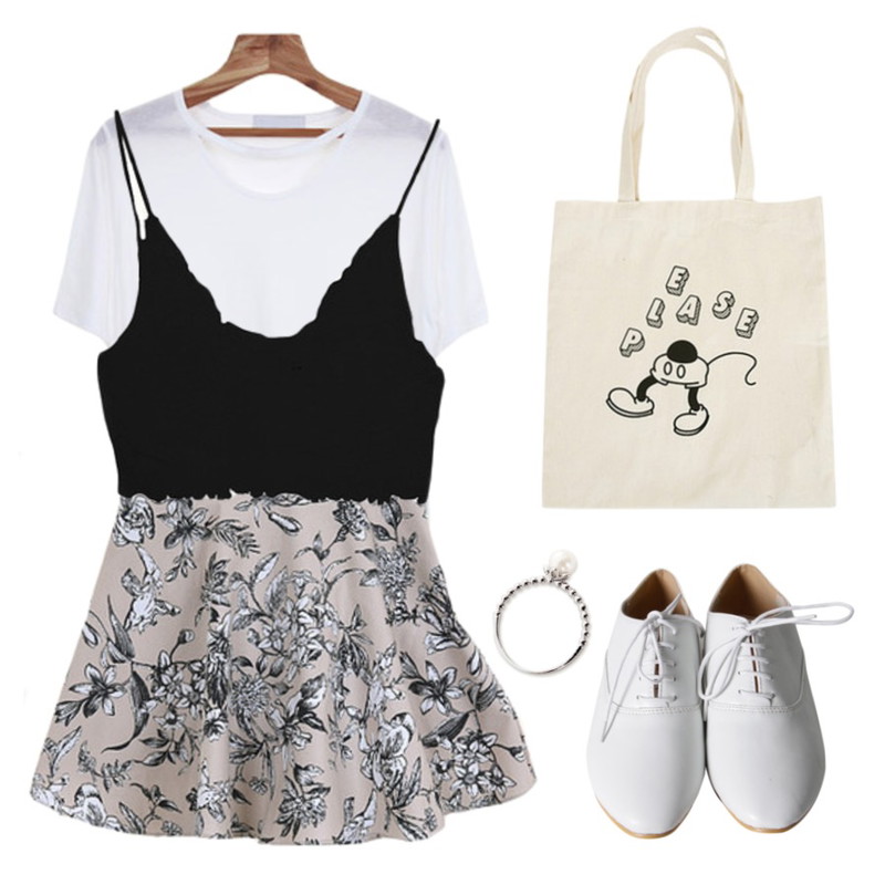 Zemma World 에프터눈 (sk),Zemma World PLEASE bag,Zemma World 트라이 (t)등을 매치한 코디