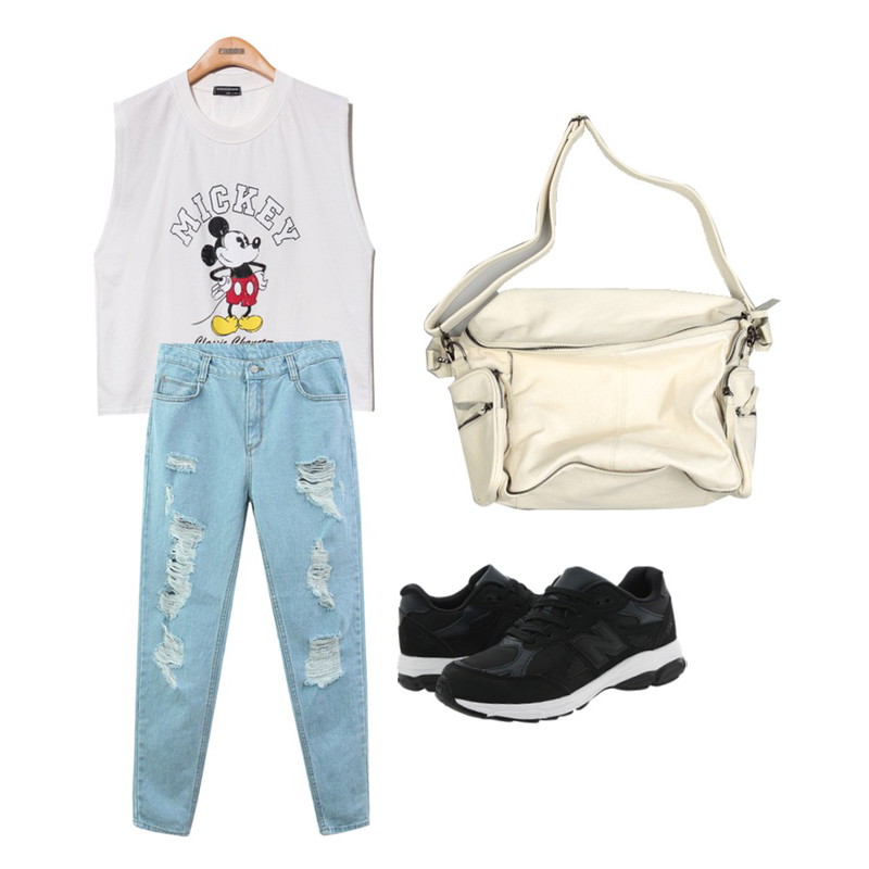 Player [정품]뉴발란스 KJ990SKG 블랙 (NEW BALANCE KJ 990 SKG) KJ990SKG  신발  운동화 뉴발란스 ,TODAY ME [denim]클라우드 데님 팬츠,Reine From Day To Day Training Set등을 매치한 코디