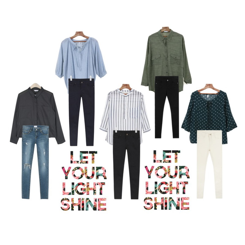 Zemma World 프렌치카 (bl),Zemma World 재니스 (bl),AIN two pocket simple blouse (4 colors)등을 매치한 코디