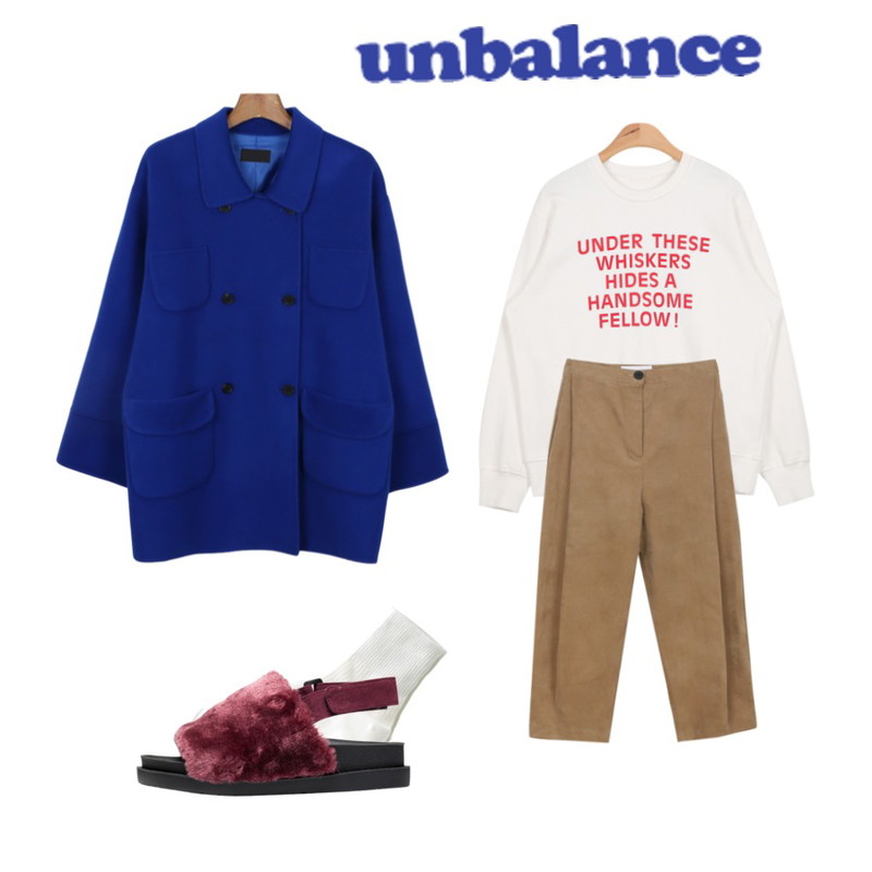 daily monday Handmade quality coat[코트,아우터,핸드메이드],AIN under lettering big mtm (3 colors),Reine 모던 베이직 삭스등을 매치한 코디