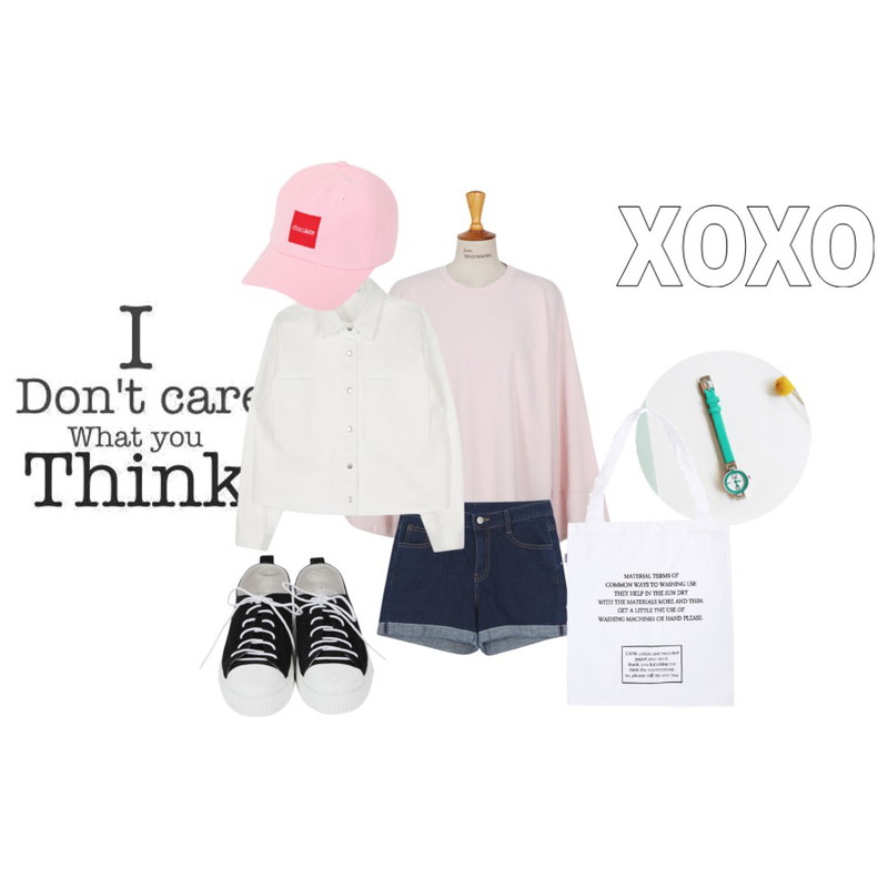 17,daily monday Colorful 3color watch,From Beginning Made_top-097_slit cuffs T (size : free)등을 매치한 코디