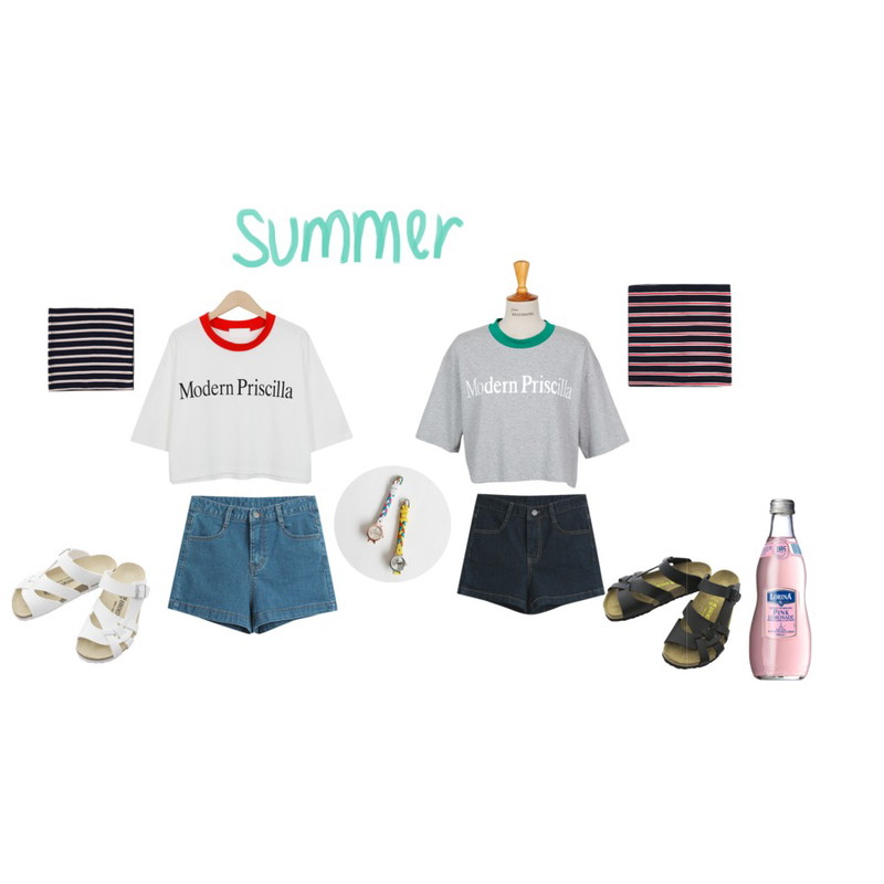 TODAY ME [denim]뮤니 데님 숏츠,From Beginning Tape crop T_Y (size : free),From Beginning Tape crop T_Y (size : free)등을 매치한 코디