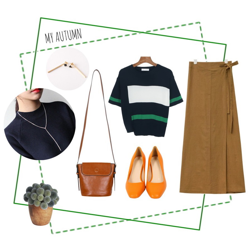 Untitled,Untitled,daily monday Color block knit등을 매치한 코디