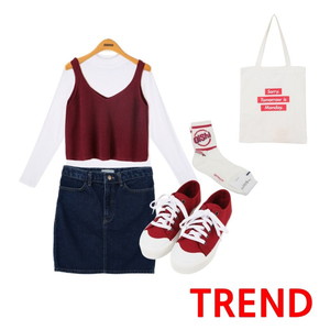 데님,데일리 코디