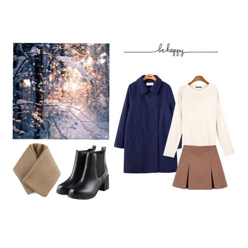 winter,daily monday Winter ankle boot[윈터앵클부츠,양털부츠,겨울부츠,겨울앵클부츠,앵클부츠,아크네],Reine 모블린 더블 롱 코트등을 매치한 코디