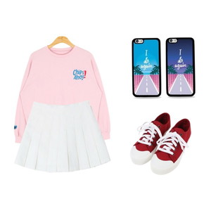 스쿨룩,새내기,테니스스커트,핑크핑크 코디