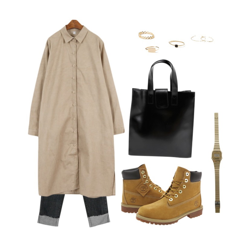 Player 팀버랜드 6인치 프리미엄 위트브라운 (TIMBERLAND PREMIUM) 12909_1  신발  운동화 팀버랜드 ,From Beginning Fold cutting denim pants_M (size : S,M,L),MINIBBONG 마르스 롱남방등을 매치한 코디