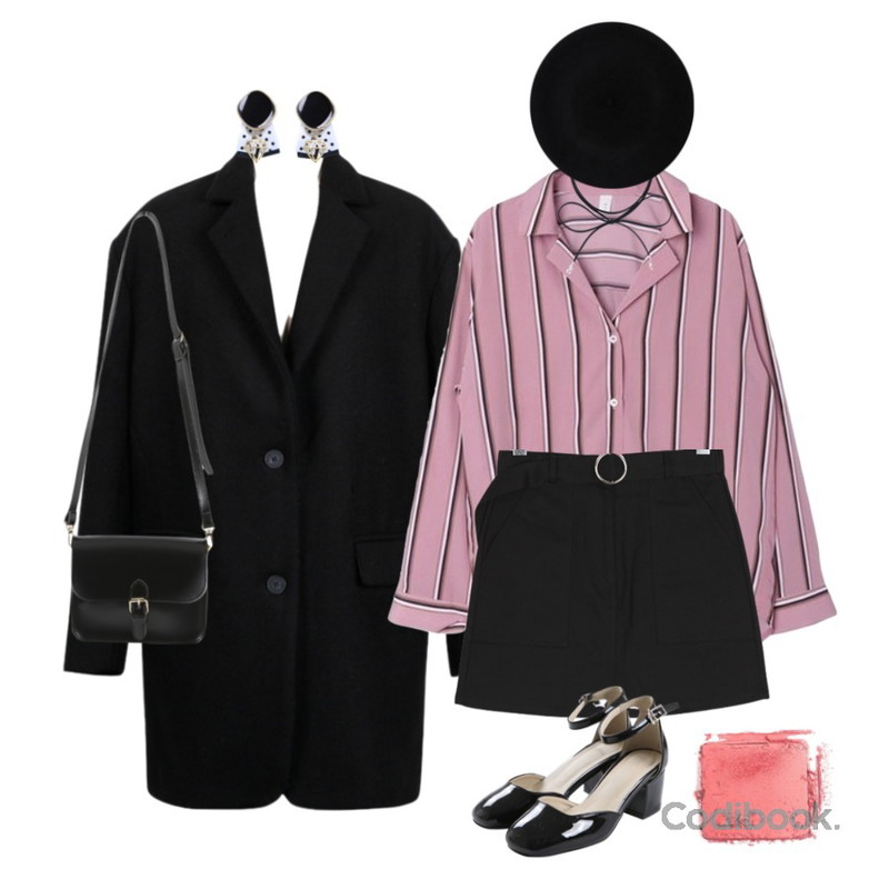 From Beginning Spring calendar bulky coat_B (size : free)[15일 입고예정,BULLANG GIRL 링가링가벨트스커트,DORA 트위니BL등을 매치한 코디