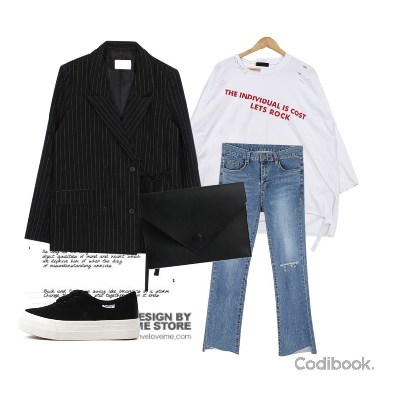 Untitled,Untitled,PSYCHOSHOP 렛츠락티 (3colors)등을 매치한 코디