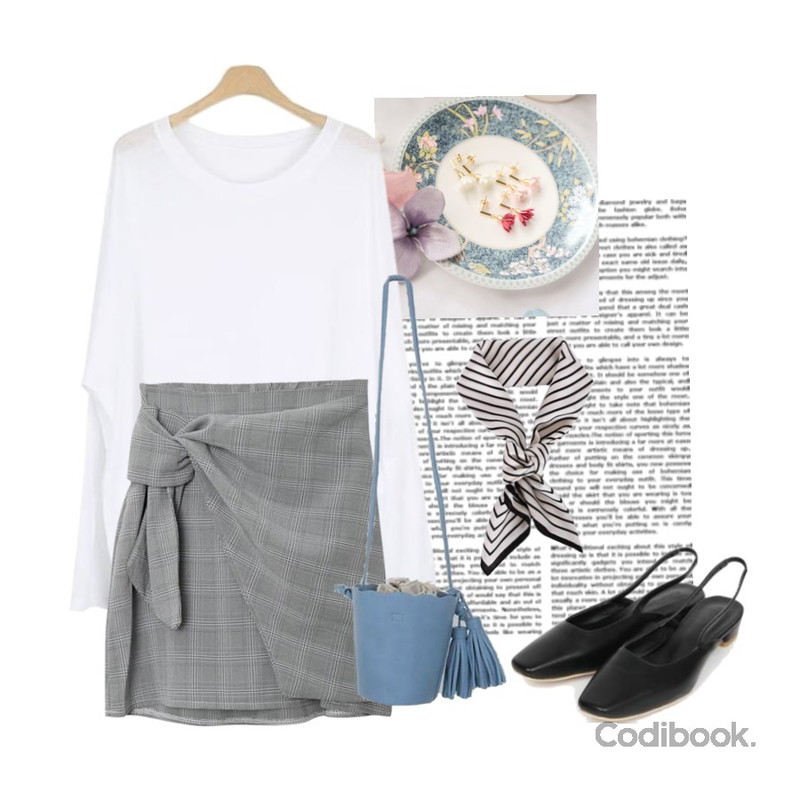 14,LOOK CHIC rolly tee (4 color),BANHALA 꽃보다그대E등을 매치한 코디