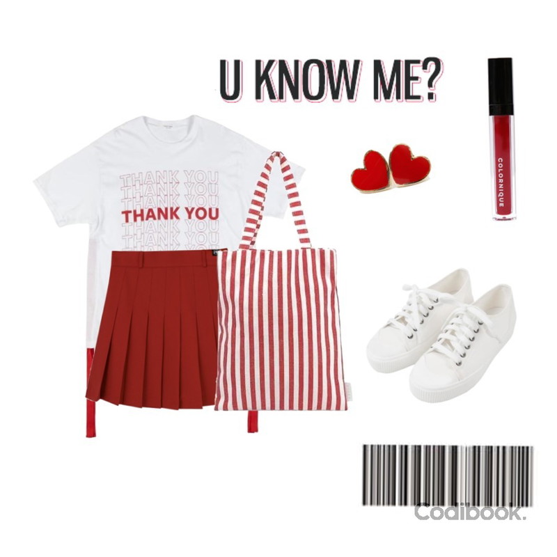 MIXXMIX HIDE Beltring Tennis Skirt Pants,IHRER SHAPE Side Strap T-shirt WHITE,NEW NEED NOW 컬러 스트라이프 백(5color)등을 매치한 코디