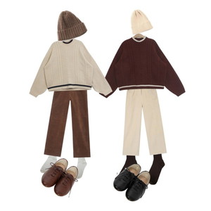 simple,트윈룩 코디