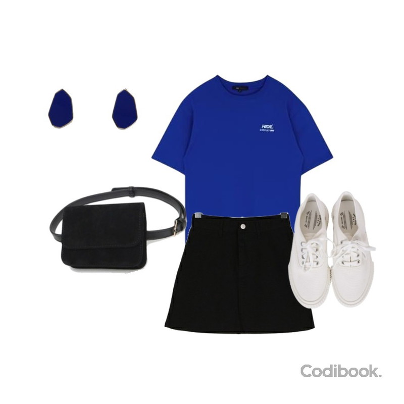 MIXXMIX HIDE MTV Overfit T-Shirt,biznshoe Couple sneakers (4color),BULLANG GIRL 심플리코튼SK등을 매치한 코디