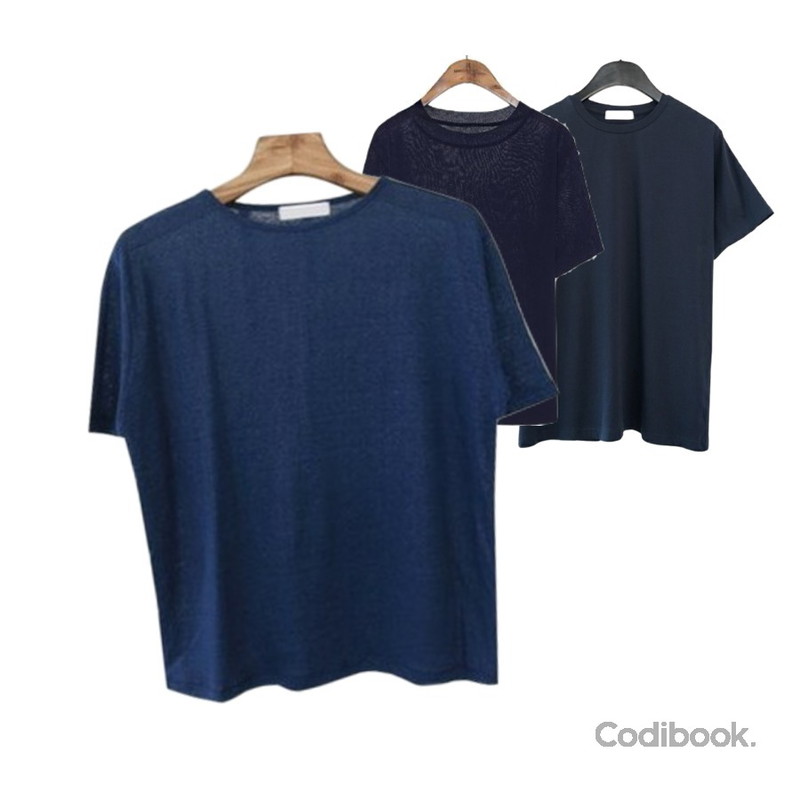 common unique [TOP] 7 COLOR BASIC ROUND 1/2 KNIT,Zemma World Clever-린넨티셔츠 (린넨100%)[size:44~66 / 8color],AFTERMONDAY feel soft cotton tee (4colors)등을 매치한 코디