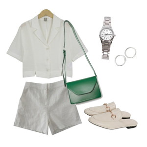 데일리룩,여름코디,linen,white 코디