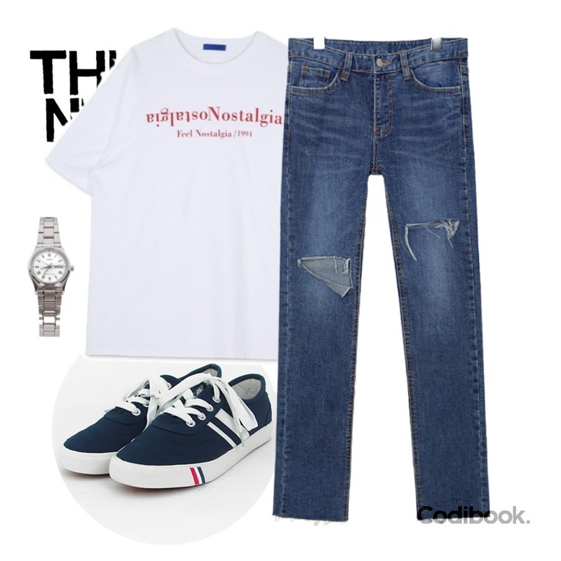 insta @thewriting,TODAY ME [shoes]컬러뷰 슈즈,openthedoor nostalgia 1/2 T (2 color) - UNISEX등을 매치한 코디