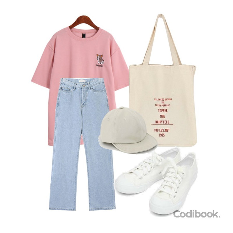 somedayif fiction eco bag (2colors),AIN youse semi boots denim pants (s, m),Dailyco 웰시박시반팔티-t ★완전강추!!색상별로소장각★등을 매치한 코디