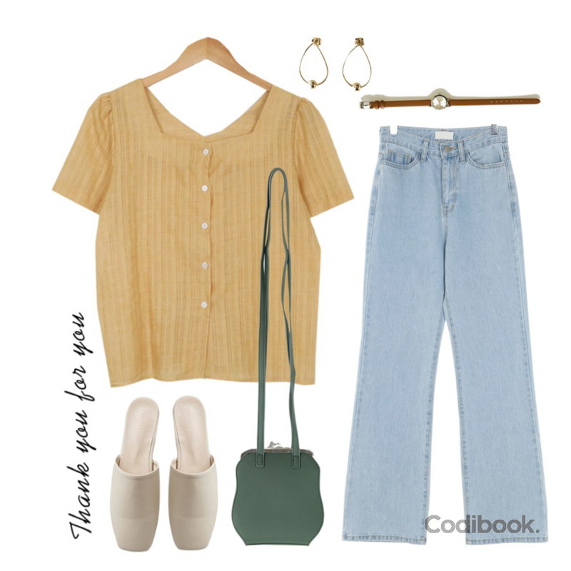 BANHARU modern simple watch,AWAB 투웨이반전블라우스,UPTOWN HOLIC 하이롱 pants (*2color)등을 매치한 코디