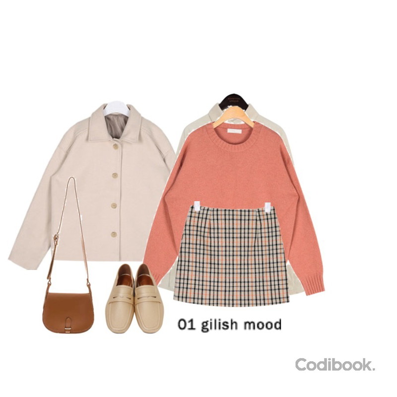 Untitled,AIN FRESH A standard short coat,common unique [TOP] VINTAGE CORDUROY POCKET SHIRTS등을 매치한 코디