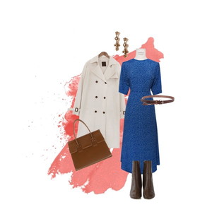 가을코디,가을데일리룩,모던,모던룩,vintage,빈티지룩,패션,코디,가을,autumn,롱원피스,트렌치코트 코디