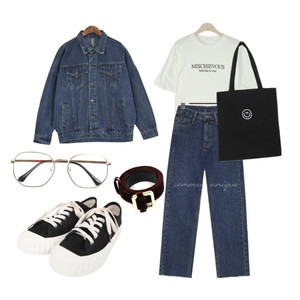 초봄코디,학생룩,이쁨,Casual,깔끔단정,청순 코디