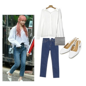 I*zone chaewon style.