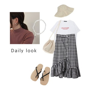 2019,여성스러운,캐쥬얼,데일리룩,dailyfashion,좋아요는,사랑입니다♡,큐티룩,사랑스러움 코디