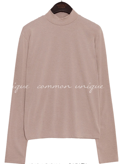 High Neck Extended Sleeve T-Shirt