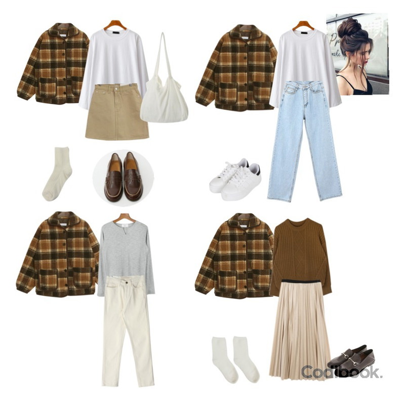 daily monday Daily slab v-open vent tee,TODAY ME 리트버 로퍼 슈즈,BULLANG GIRL 뒷굽컬러운동화등을 매치한 코디