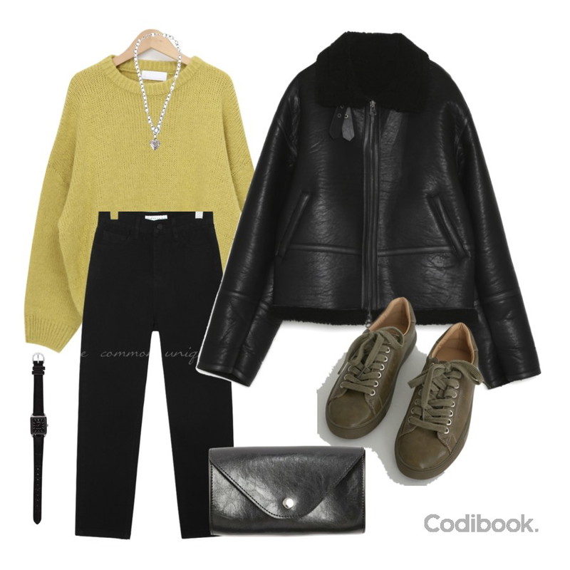 biznshoe LTP-V007L-1EUDF,ROCOSIX mini belt bag,AFTERMONDAY tidy color leather sneakers (5colors)등을 매치한 코디