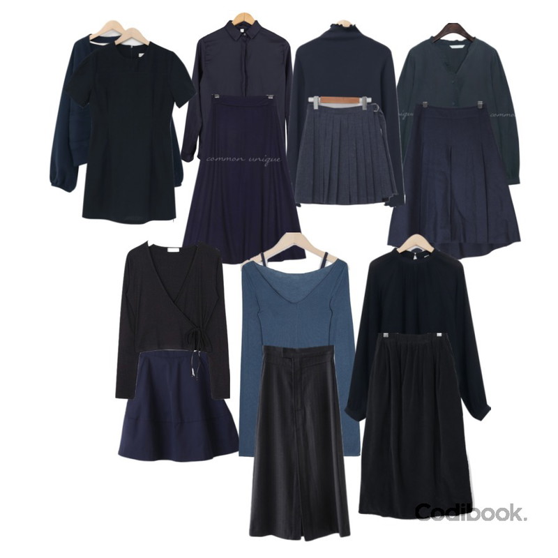 about moon 사이 스커트 (2 color),From Beginning Made_top-142_wrinkle avant blouse_K (size : free),From Beginning Made_outer-122_open cotton cardigan_M (기모) (size : free)등을 매치한 코디