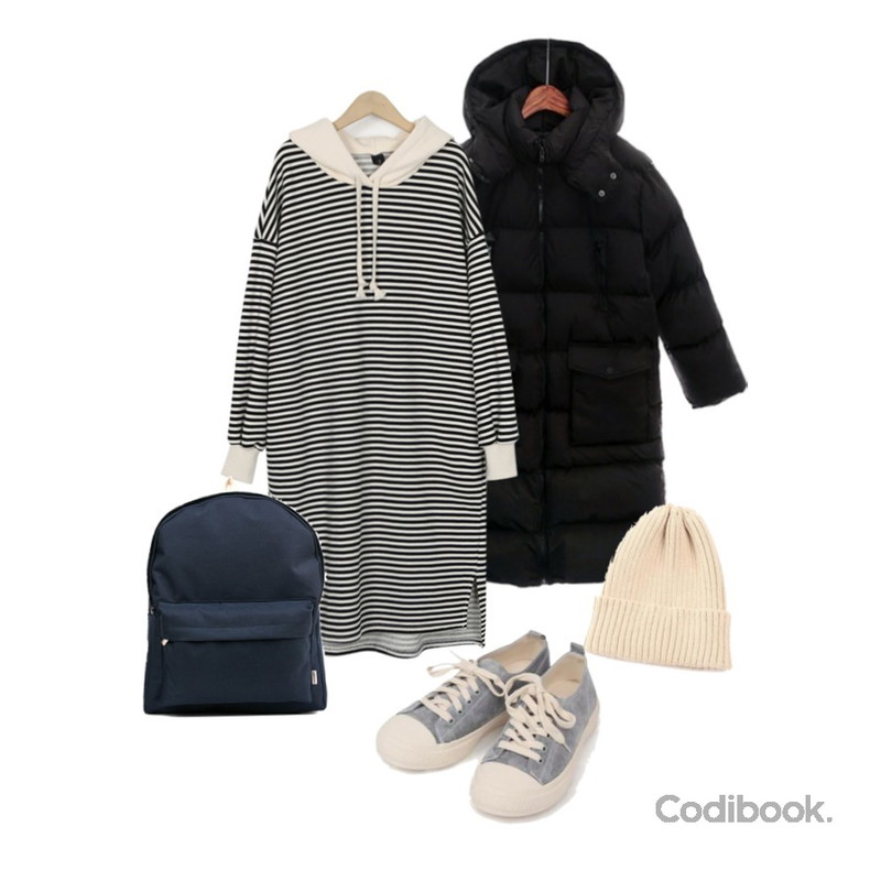 biznshoe Simple color backpack (3color),AIN all day suede sneakers (230-250),ROCOSIX golgi knit beanie등을 매치한 코디