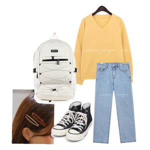 간단,데일리 코디