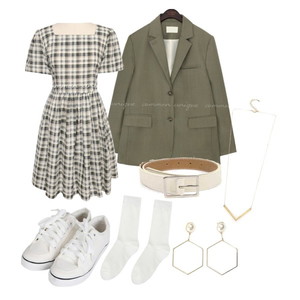 여대생룩,봄,캐쥬얼,Dailyfashion,심플모던 코디