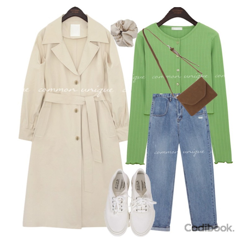biznshoe Couple sneakers (4color),From Beginning Marang satin hair band_C (size : one),common unique LENA GOLGI WAVE CROP CARDIGAN등을 매치한 코디