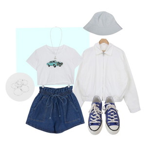 Simplelook,여름데일리룩,시원하게,청량한 코디