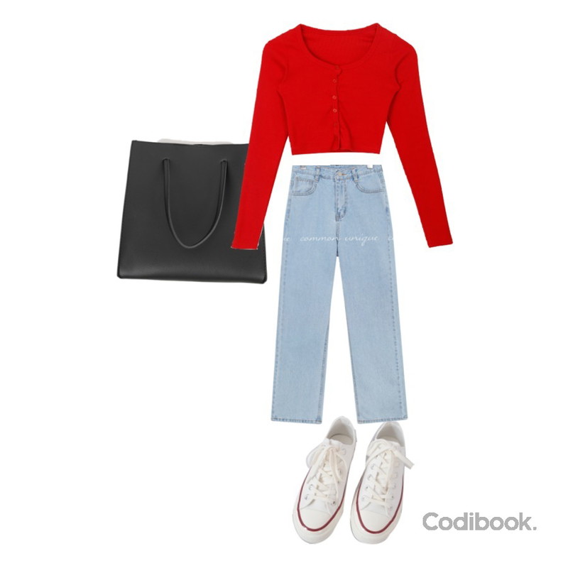 MIXXMIX 도레미 크롭탑,SOMEPLACE 어반 스퀘어 숄더 크로스백,AFTERMONDAY basic casual color sneakers (10colors)등을 매치한 코디