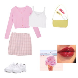 편하게,간편하게,누구나,Girly,여름데일리룩,사랑스러운,하이틴,Cute 코디