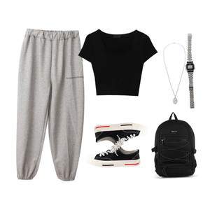 블랙,스니커즈,Cute,여대생룩,러블리,Cute,Comfy 코디