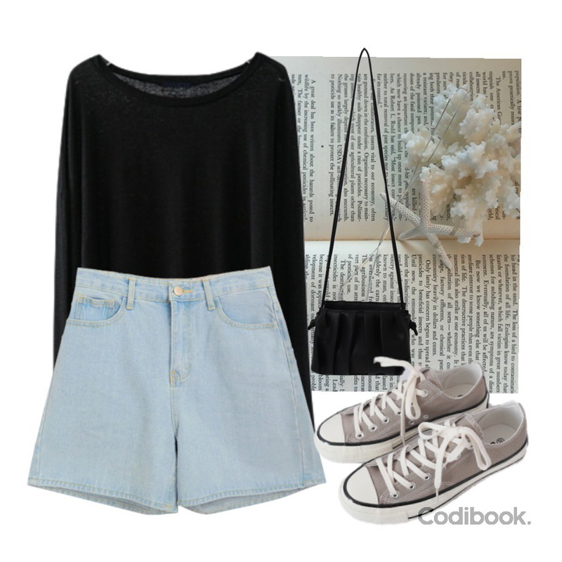 lavenir (silver925) angel heart pendent necklace,AFTERMONDAY basic casual color sneakers (10colors),MIXXMIX 2092 일자 하프 팬츠등을 매치한 코디