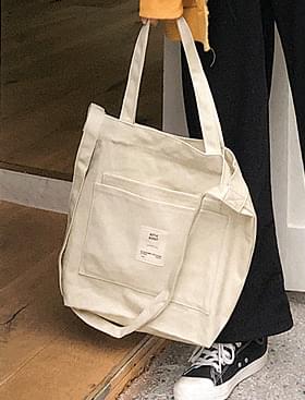 라벨투포켓에코백(2c)