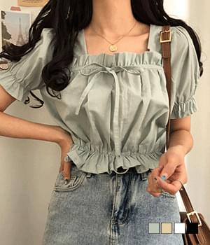 Sonya Ruffled Ribbon Blouse