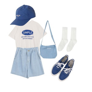 blue 코디