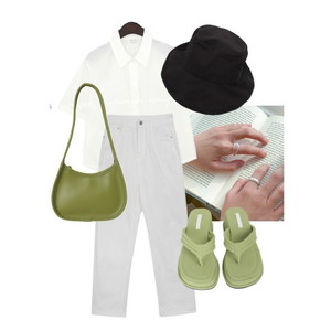White,깔끔,러블리,캐쥬얼룩,편하게,Date,베이직,이쁨,간편하게,모던시크 코디