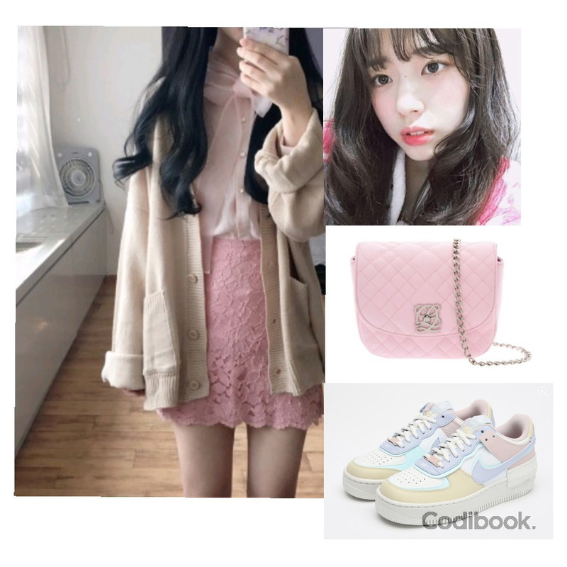 등을 매치한 코디