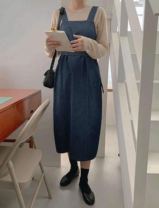 데님 뷔스티에 원피스 *코디추가