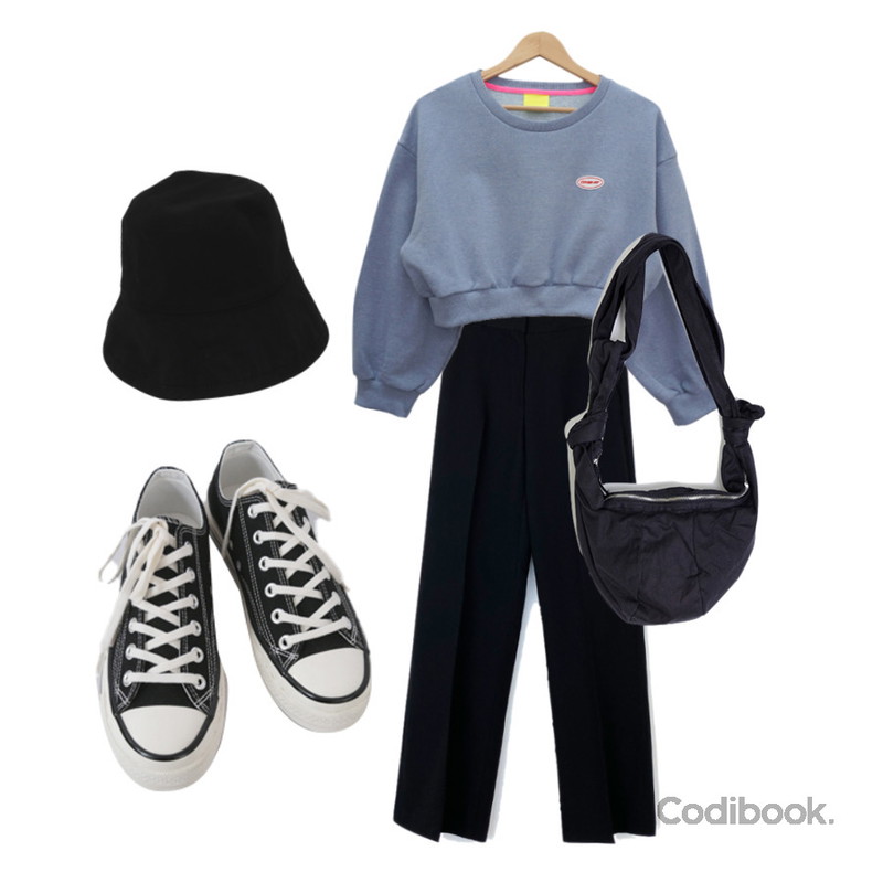 From Beginning Daily cotton bucket hat_Y (size : one),AFTERMONDAY basic casual color sneakers (10colors),binary01 코튼 밀러 크로스백등을 매치한 코디